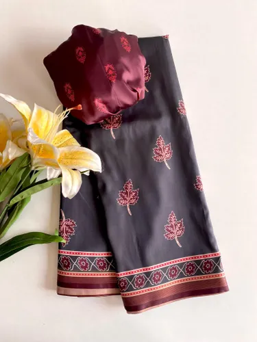 Pure Dola Viscose – Soft, Flowing & Elegant Saree